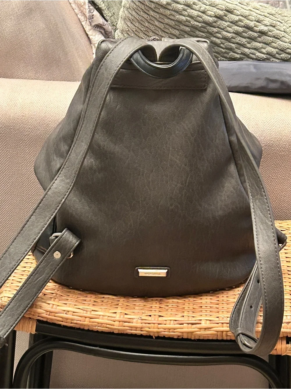 EUC Dream Control Smoky Gray Vegan Backpack Purse
